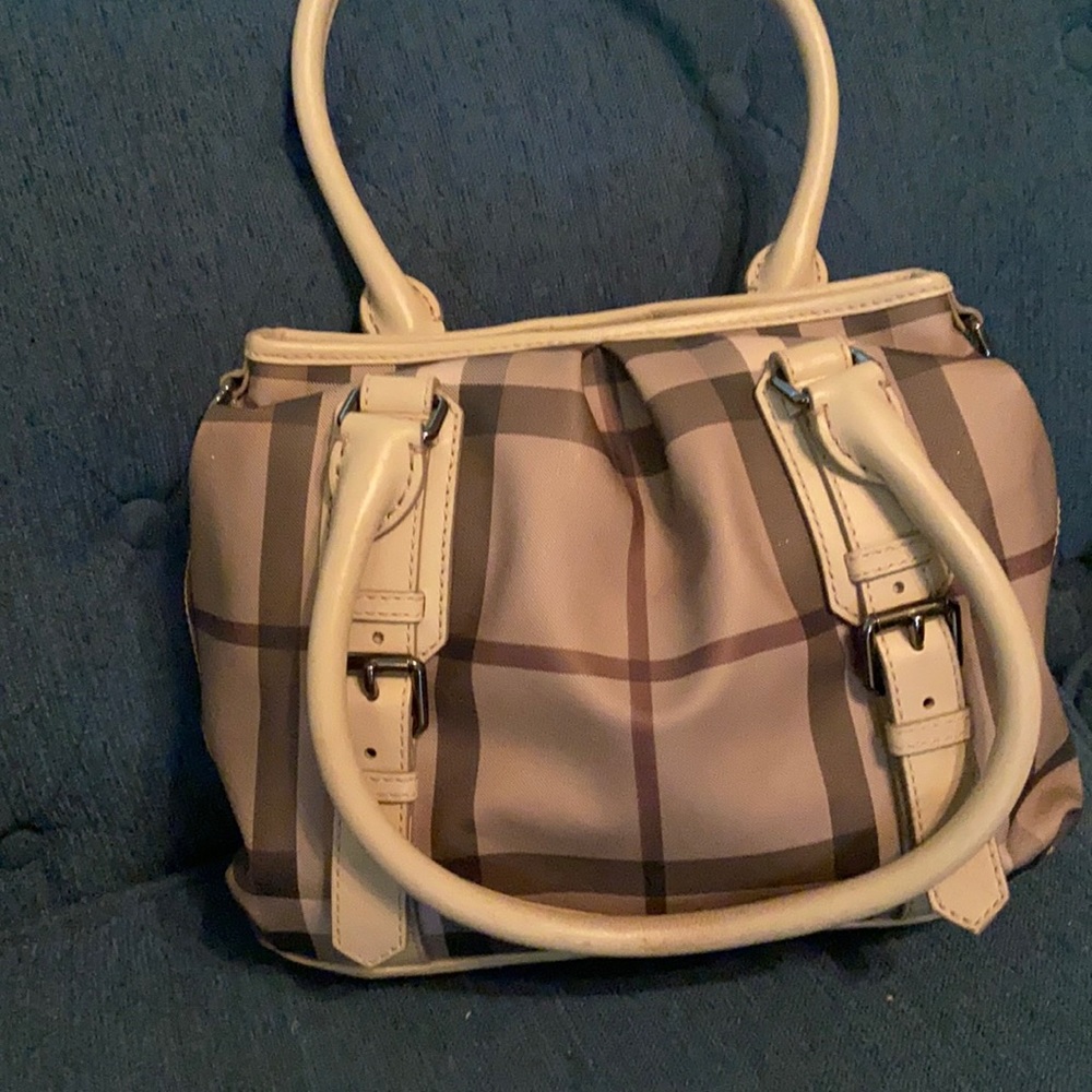 Multi tan colored satchel purse . No returns - Picture 1 of 6